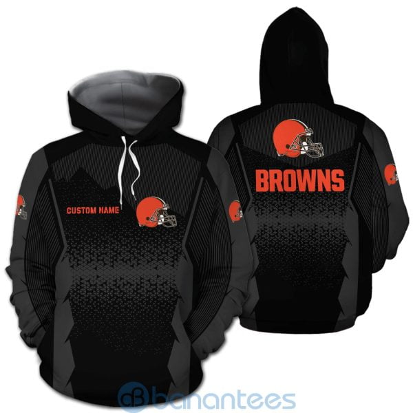 Cleveland Browns NFL Football Team Custom Name 3D All Over Printed Shirt Product Photo