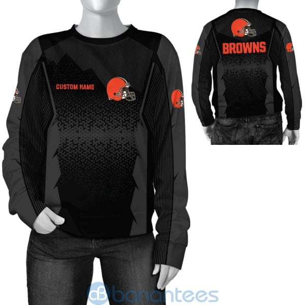Cleveland Browns NFL Football Team Custom Name 3D All Over Printed Shirt Product Photo