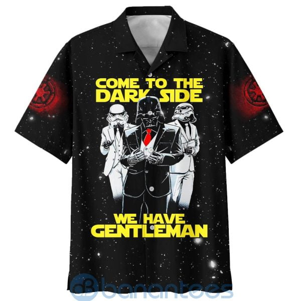 Come To The Dark Side We Have Gentleman Star Wars Darth Vader Hawaiian Shirt Product Photo