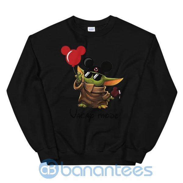 Cool Baby Yoda Vacay Mode Sweatshirt Product Photo