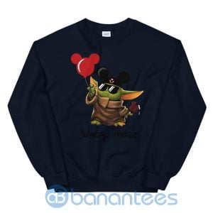 Cool Baby Yoda Vacay Mode Sweatshirt Product Photo