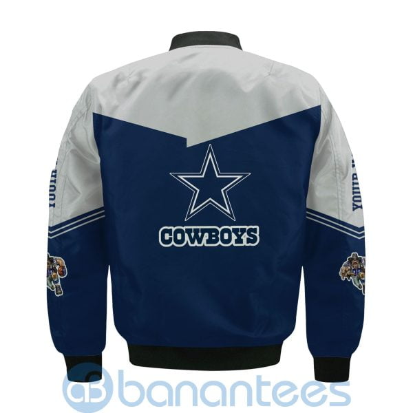 Dallas Cowboys American Football Team Logo Custom Name Bomber Jacket Product Photo
