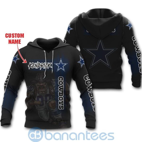 Dallas Cowboys Mascot Custom Name 3D All Over Printed Shirt Product Photo
