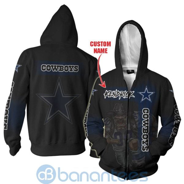 Dallas Cowboys Mascot Custom Name 3D All Over Printed Shirt Product Photo