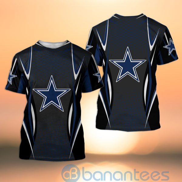 Dallas Cowboys NFL American Football Sporty Design 3D All Over Printed Shirt Product Photo