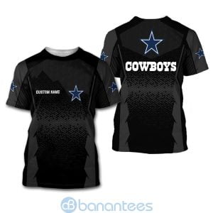 Dallas Cowboys NFL Football Team Custom Name 3D All Over Printed Shirt Product Photo