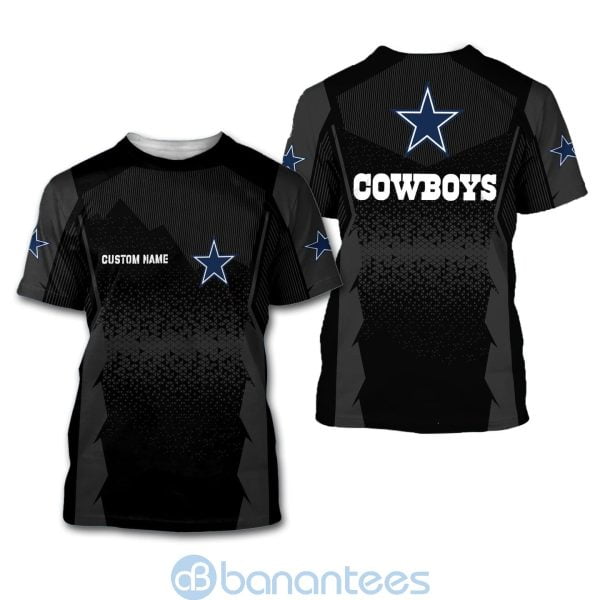 Dallas Cowboys NFL Football Team Custom Name 3D All Over Printed Shirt Product Photo