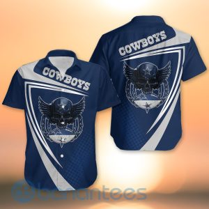 Dallas Cowboys NFL Skull American Football Sporty Design 3D All Over Printed Shirt Product Photo