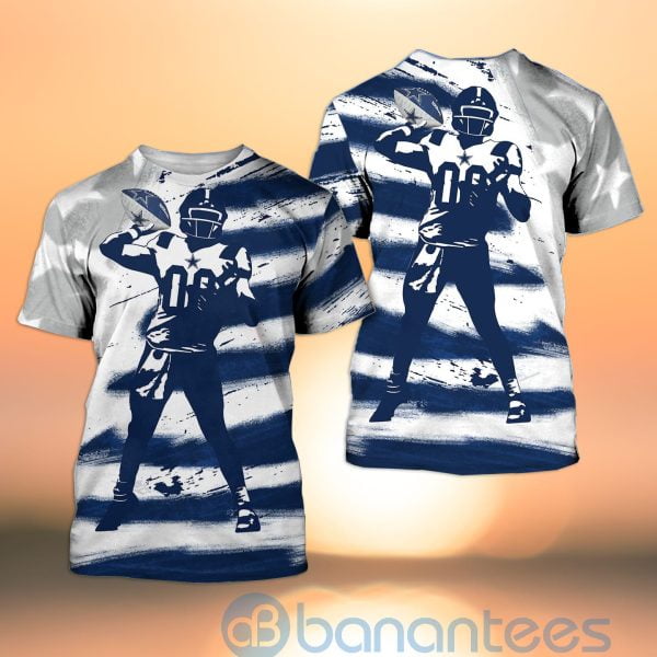 Dallas Cowboys NFL Team Water Color 3D All Over Printed Shirt Product Photo