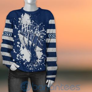 Dallas Cowboys Skull Hand NFL Football Team Logo Ball 3D All Over Printed Shirt Product Photo