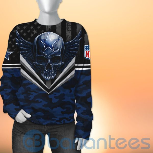 Dallas Cowboys Skull Wings 3D All Over Printed Shirt Product Photo