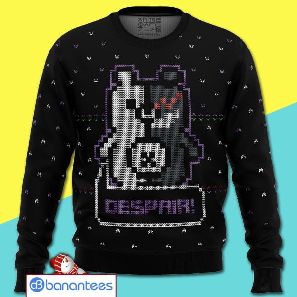 Danganronpa Monokuma Despair All Over Print Ugly Christmas Sweater Product Photo