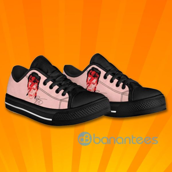 David Bowie Lovely Design Graphic Low Top Canvas Shoes Product Photo