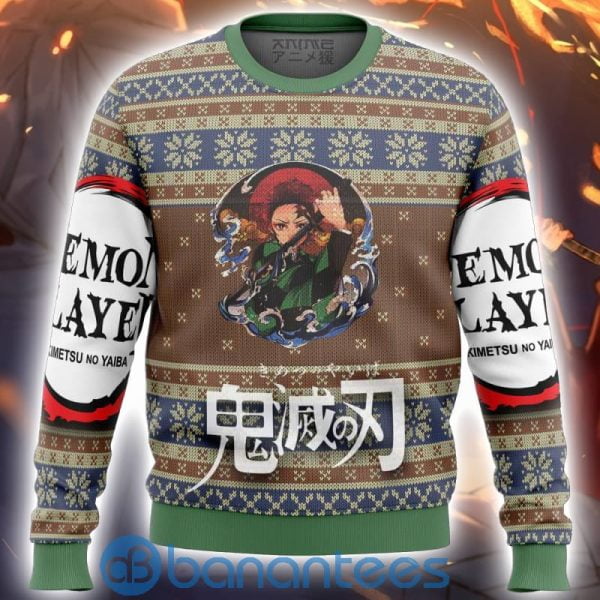Demon Slayer Anime Alt Premium Ugly Christmas Sweater Product Photo