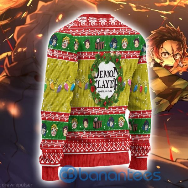 Demon Slayer Anime Anime Ugly Christmas Sweater Characters Product Photo