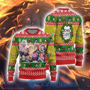 Demon Slayer Anime Anime Ugly Christmas Sweater Characters Product Photo