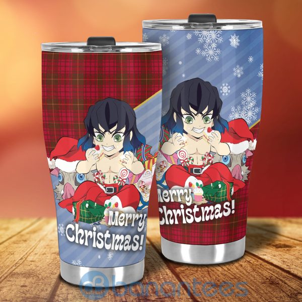 Demon Slayer Anime Lover Inosuke Hashibira Christmas Tumbler Product Photo