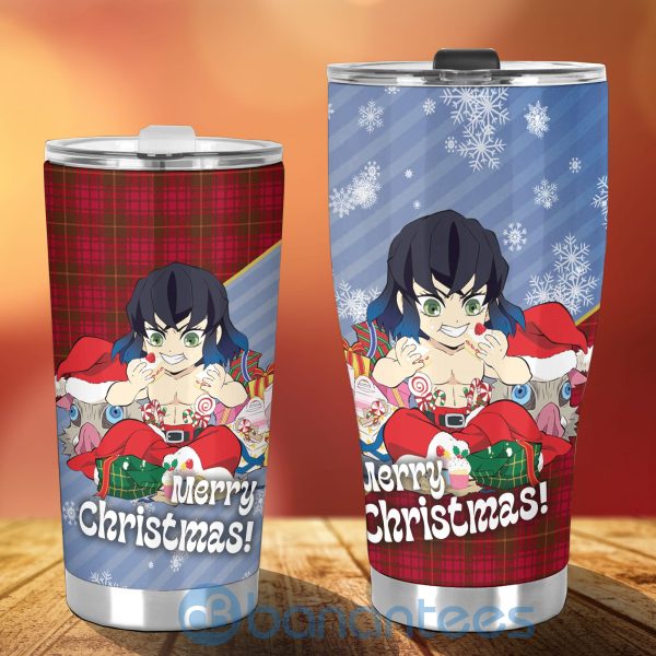 Demon Slayer Anime Lover Inosuke Hashibira Christmas Tumbler Product Photo