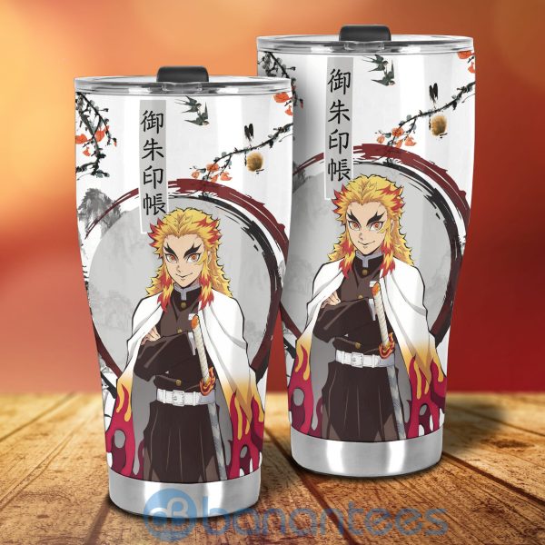 Demon Slayer Anime Lover Kyojuro Rengoku Japanese Style Tumbler Product Photo