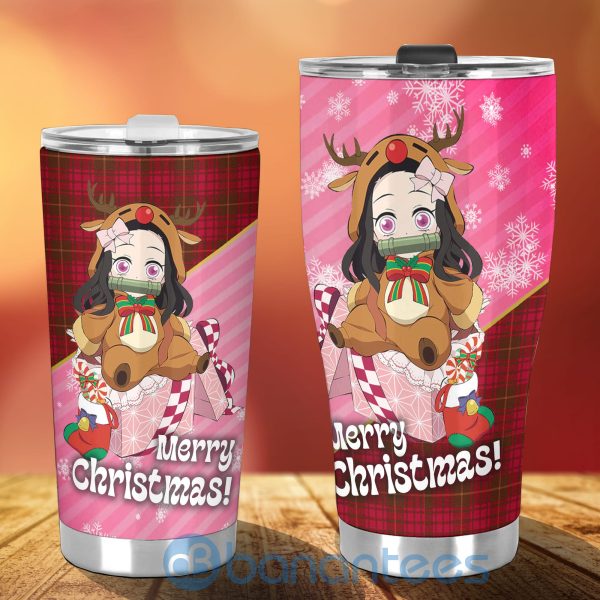 Demon Slayer Anime Lover Nezuko Kamado Christmas Tumbler Product Photo