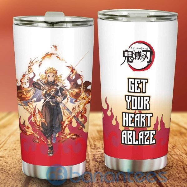 Demon Slayer Anime Rengoku Get Your Heart Ablaze Tumbler Product Photo
