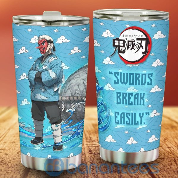 Demon Slayer Anime Sakonji Urokodaki Swords Break Easily Tumbler Product Photo