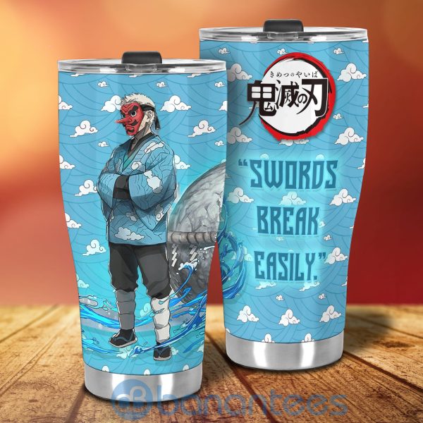 Demon Slayer Anime Sakonji Urokodaki Swords Break Easily Tumbler Product Photo