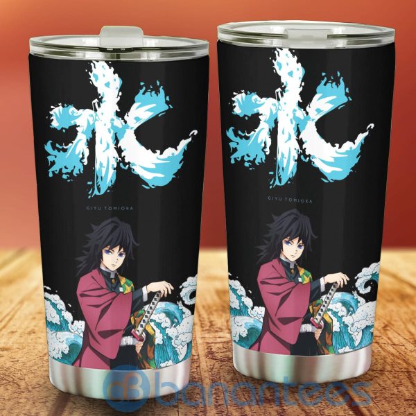 Demon Slayer Anime Tumblers Giyu Tomioka X Symbol For Fans Product Photo