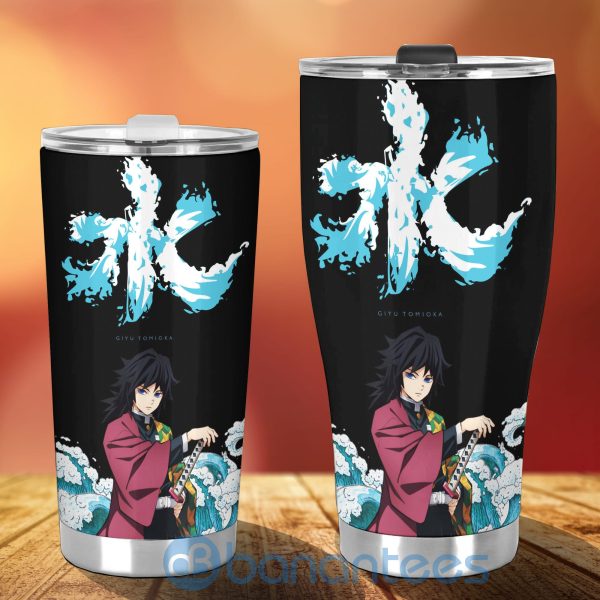 Demon Slayer Anime Tumblers Giyu Tomioka X Symbol For Fans Product Photo