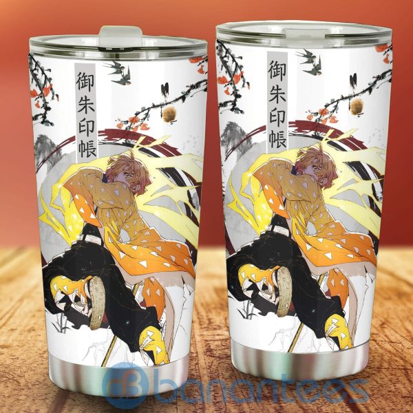 Demon Slayer Anime Tumblers Zenitsu Japanese Style for Fans Product Photo