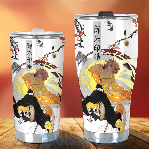 Demon Slayer Anime Tumblers Zenitsu Japanese Style for Fans Product Photo