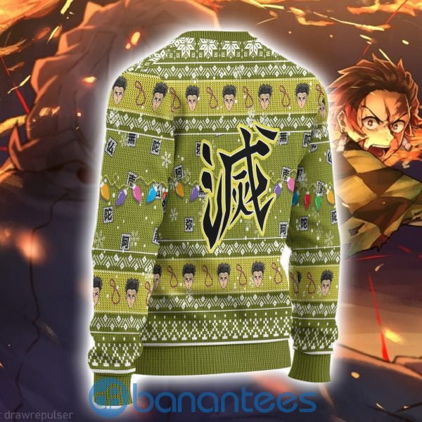 Demon Slayer Gyomei Himejima Anime Ugly Christmas Sweater All Over Printed Shirt Product Photo
