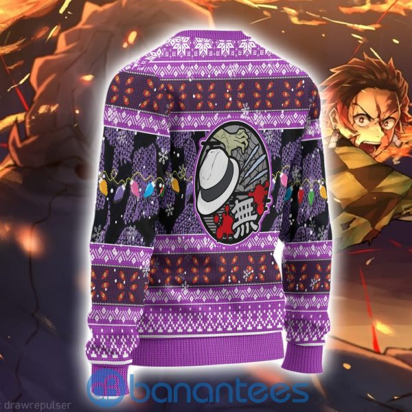 Demon Slayer Kokushibo Anime Ugly Christmas Sweater Full Printed Shirt Product Photo