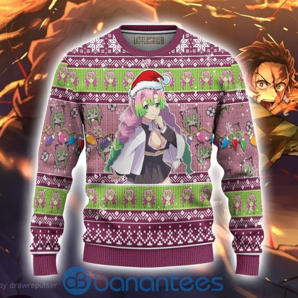 Demon Slayer Mitsuri Kanroji Anime Ugly Christmas Sweater Full Printed Shirt Product Photo