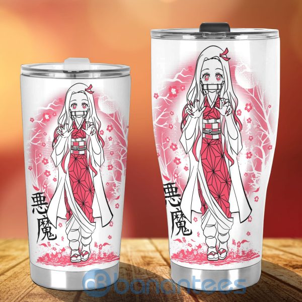 Demon Slayer Nezuko Kamado Anime Lover Pink Tumbler Product Photo