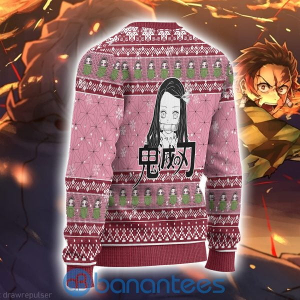Demon Slayer Nezuko Kamado Anime Ugly Christmas Sweater All Over Printed Shirt Product Photo
