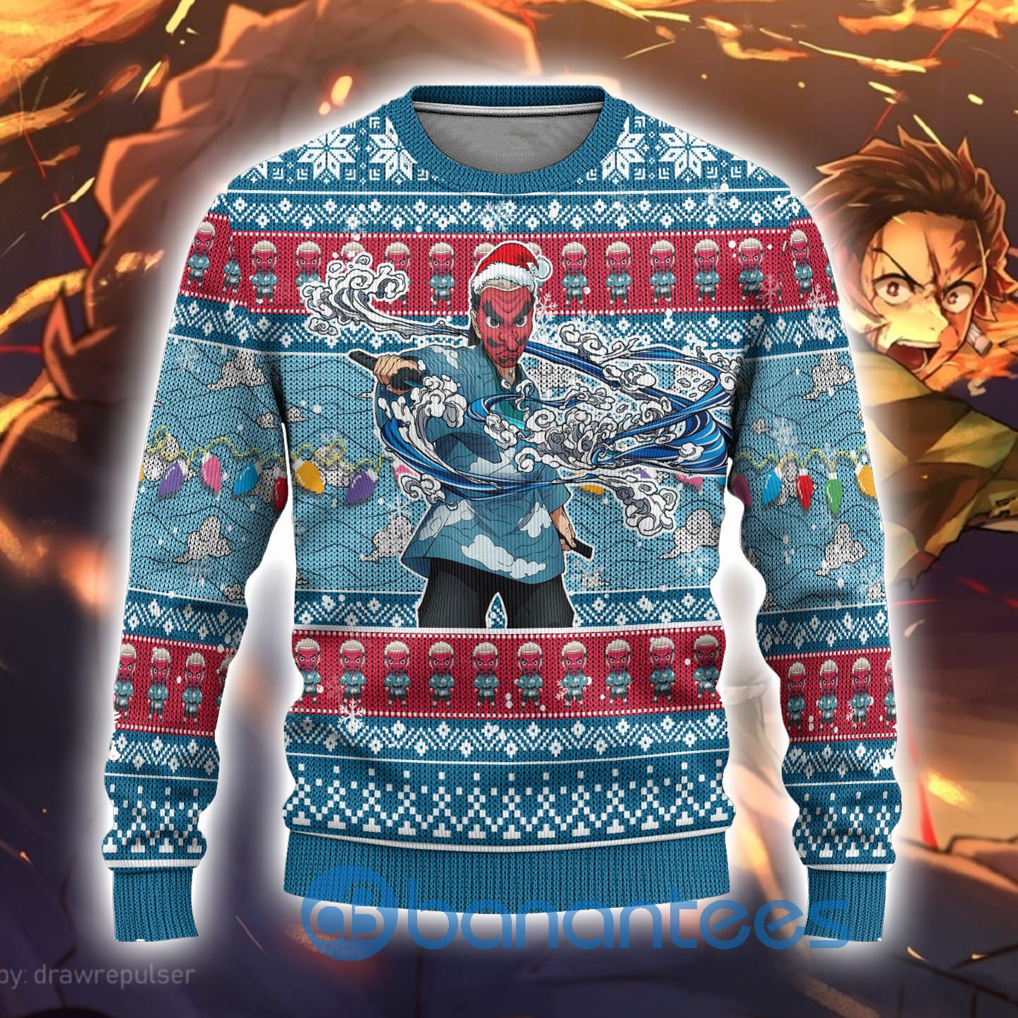 demon-slayer-sakonji-urokodaki-anime-ugly-christmas-sweater3s-shirt-1-YSI4B.jpg Demon Slayer Sakonji Urokodaki Anime Ugly Christmas Sweater3S Shirt Product Photo