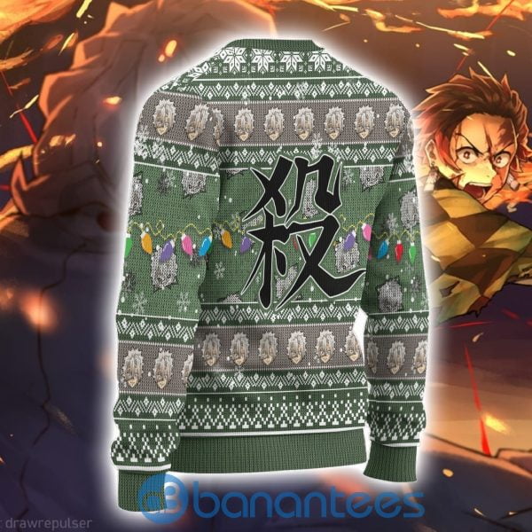 Demon Slayer Sanemi Shinazugawa Anime Ugly Christmas Sweater3S Shirt Product Photo