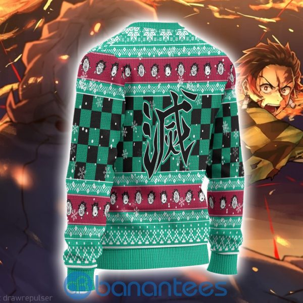 Demon Slayer Tanjiro Kamado Anime Ugly Christmas Sweater All Over Printed Shirt Product Photo
