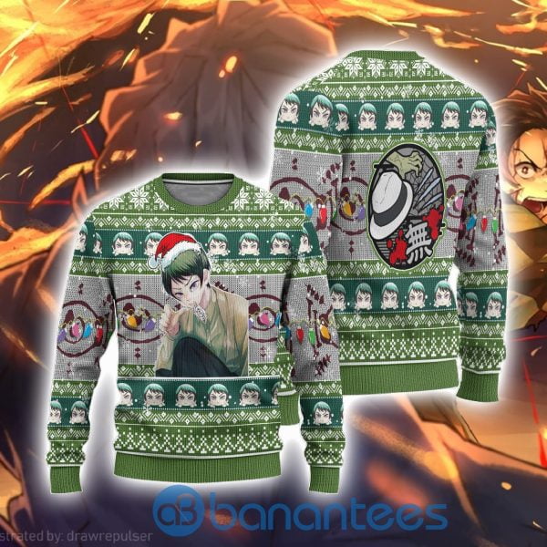 Demon Slayer Yushiro Anime Ugly Christmas Sweater Product Photo