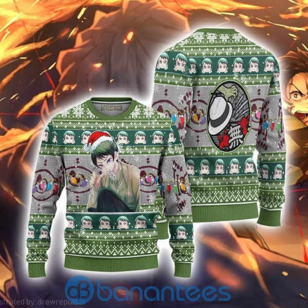 Demon Slayer Yushiro Anime Ugly Christmas Sweater Full Printed Shirt Product Photo