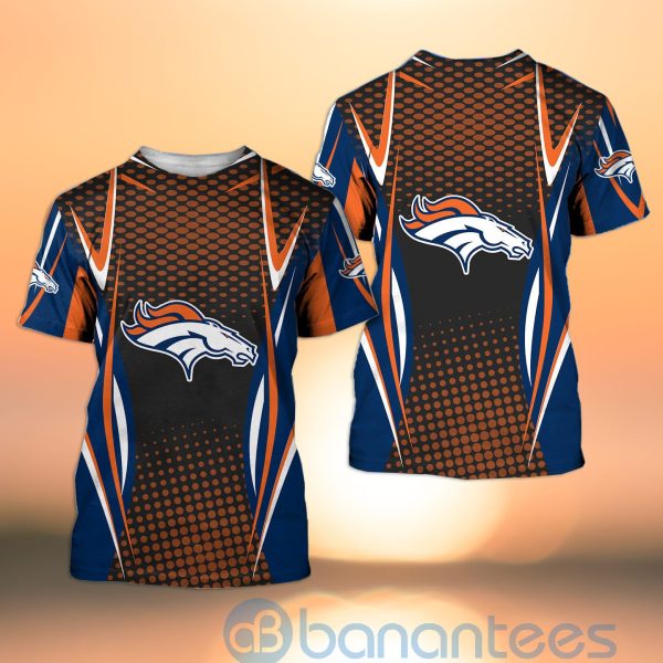 Denver Broncos NFL American Football Sporty Design 3D All Over Printed Shirt Product Photo