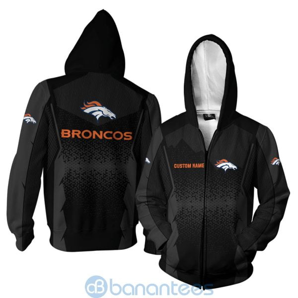Denver Broncos NFL Football Team Custom Name 3D All Over Printed Shirt Product Photo