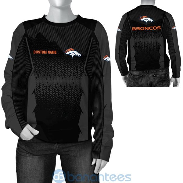 Denver Broncos NFL Football Team Custom Name 3D All Over Printed Shirt Product Photo