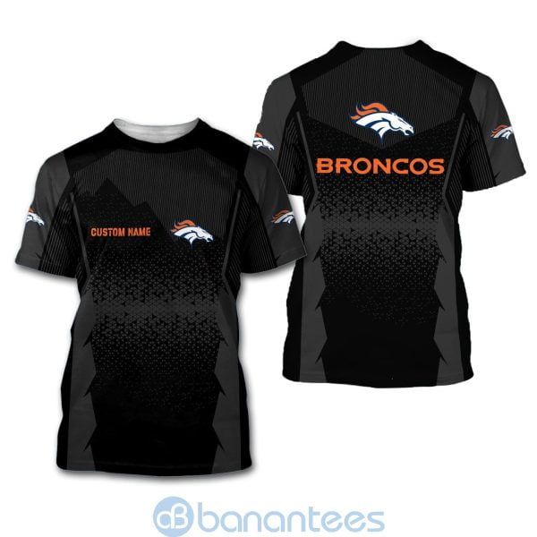 Denver Broncos NFL Football Team Custom Name 3D All Over Printed Shirt Product Photo