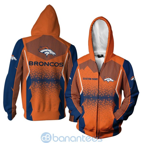 Denver Broncos NFL Football Team Custom Name 3D All Over Printed Shirt For Fans Product Photo