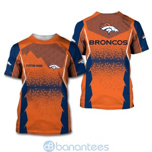 Denver Broncos NFL Football Team Custom Name 3D All Over Printed Shirt For Fans Product Photo