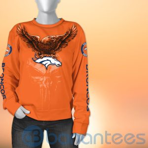 Denver Broncos NFL Logo Eagle Skull 3D All Over Printed Shirt Product Photo