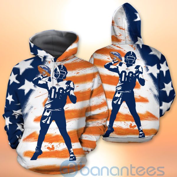 Denver Broncos NFL Team Water Color 3D All Over Printed Shirt Product Photo