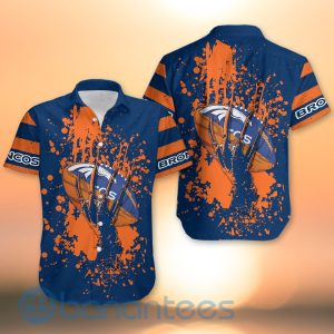 Denver Broncos Skull Hand NFL Football Team Logo Ball 3D All Over Printed Shirt Product Photo
